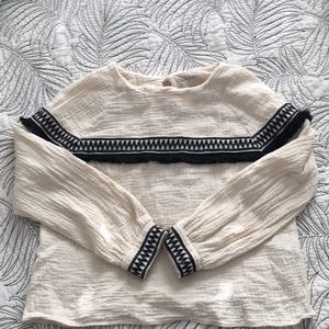 Roolee EUC Fringe Blouse